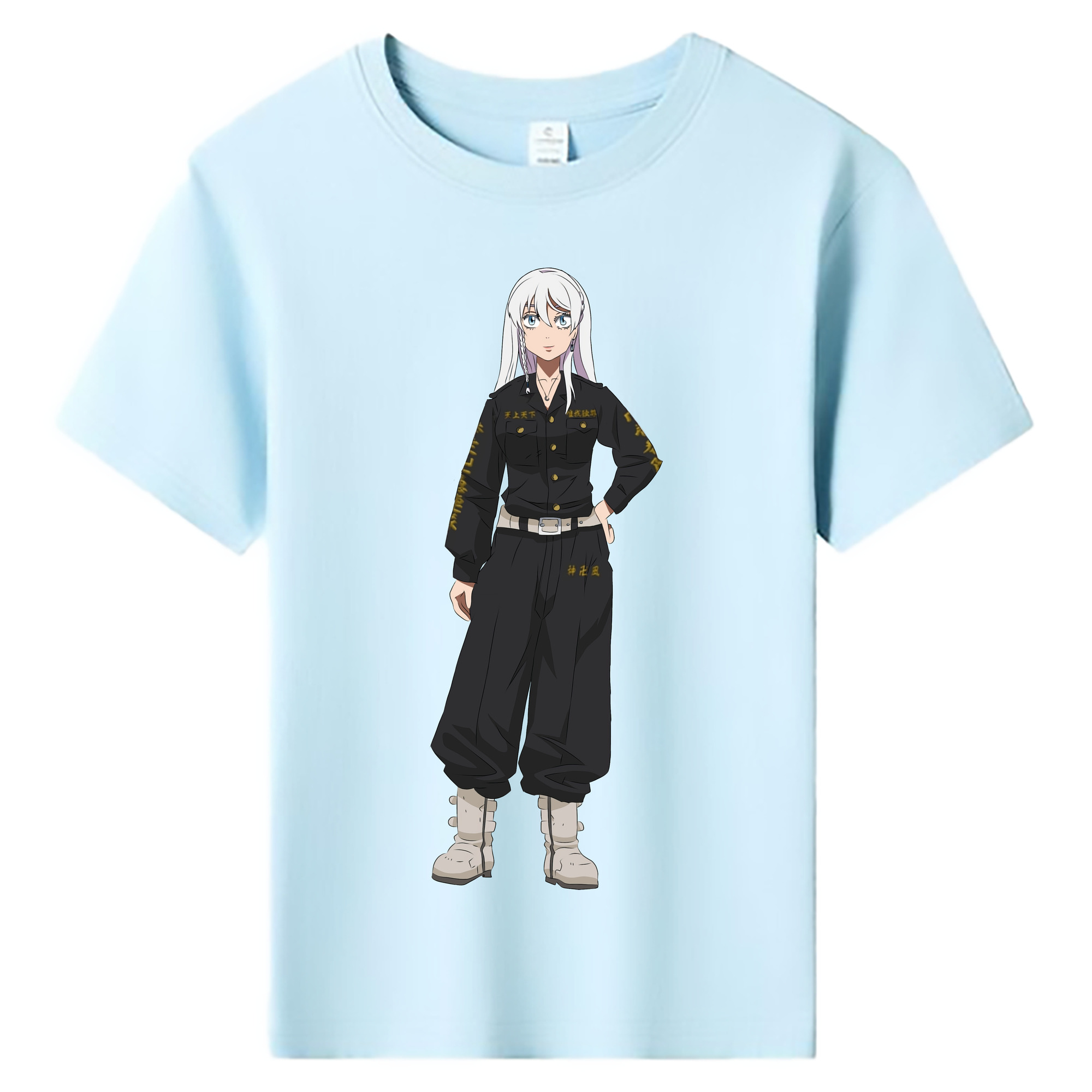 （画像用） 東京リベンジャーズ Tokyo Revengers 綿100％キッズTシャツ（フロントプリント）